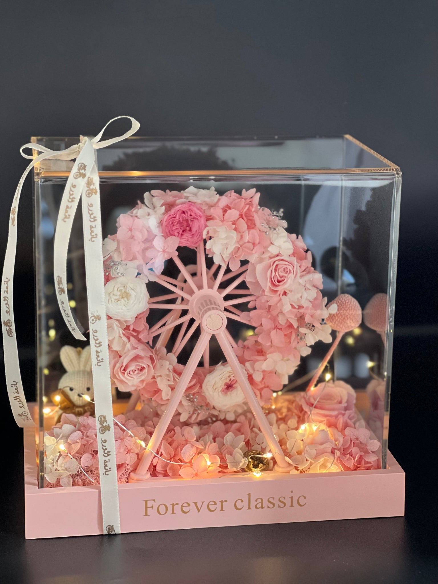 Romantic wheel Forever Flowers pink color available
