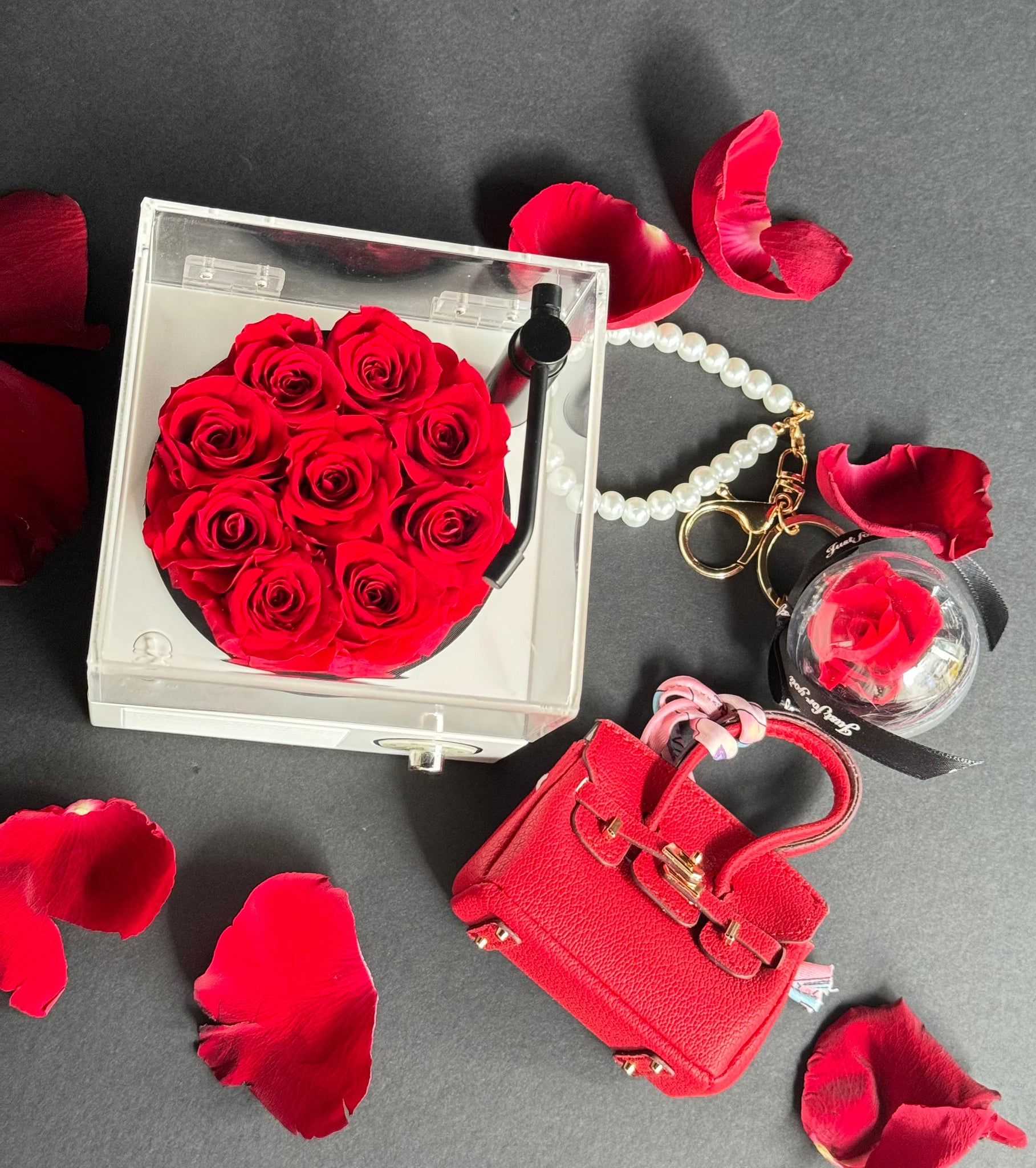 Forever roses Speaker & mini bag & mini forever rose