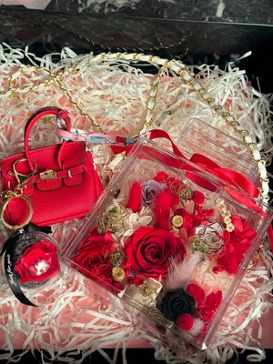 Forever roses bag& mini bag