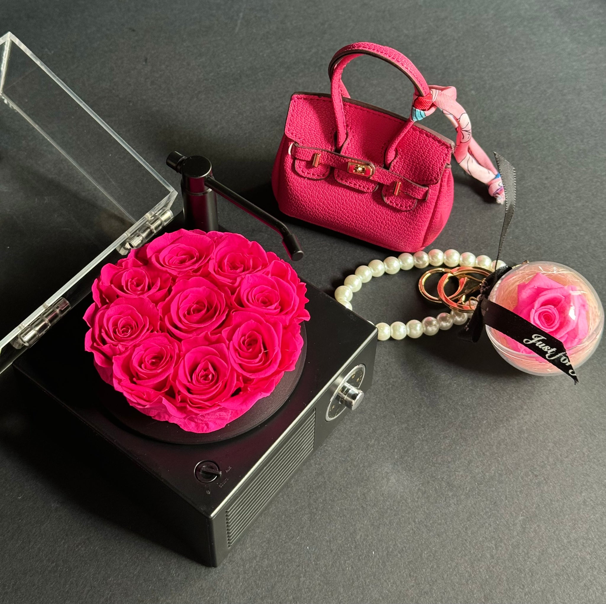 Forever roses Speaker & mini bag & mini forever rose