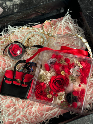 Forever roses bag& mini bag