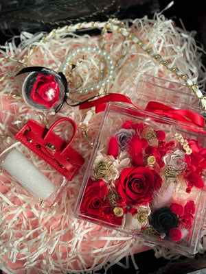 Forever roses bag& mini bag