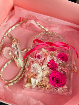 Forever roses bag& mini bag