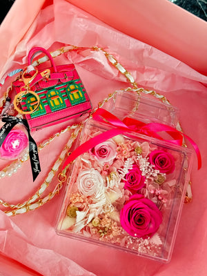 Forever roses bag& mini bag