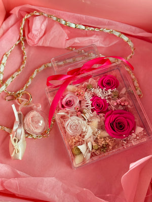 Forever roses bag& mini bag