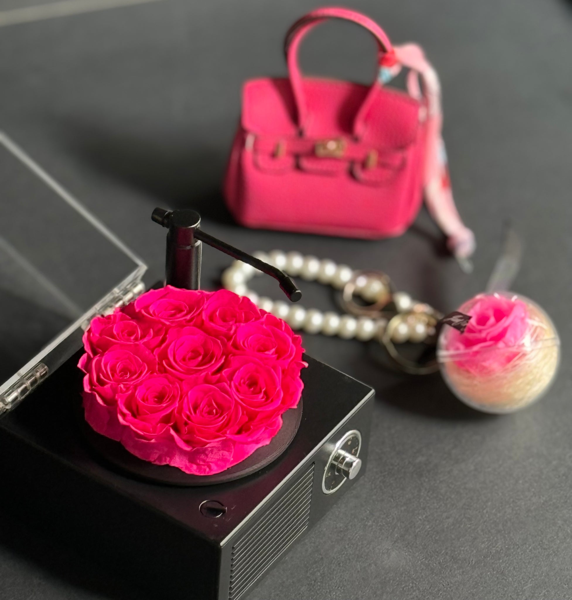 Forever roses Speaker & mini bag & mini forever rose