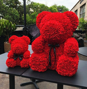 Flower teddy bear xxxx large