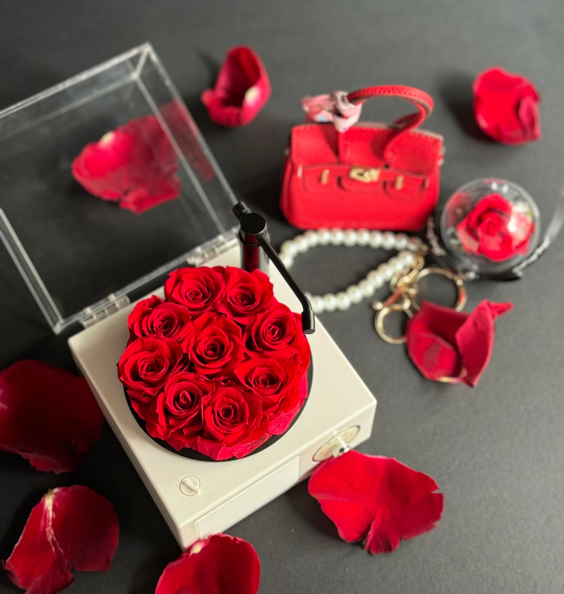 Forever roses Speaker & mini bag & mini forever rose