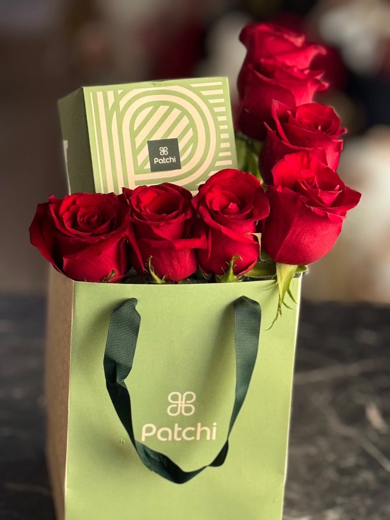 chocolate patchi with Flowers