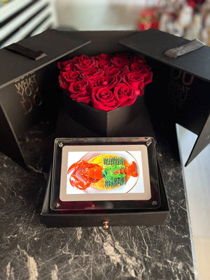 Heart Flower Box with LCD