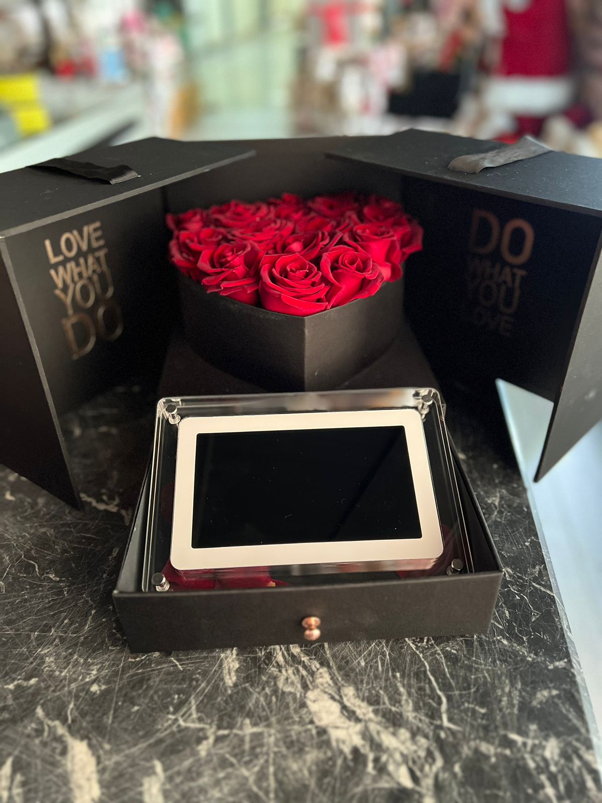 Heart Flower Box with LCD