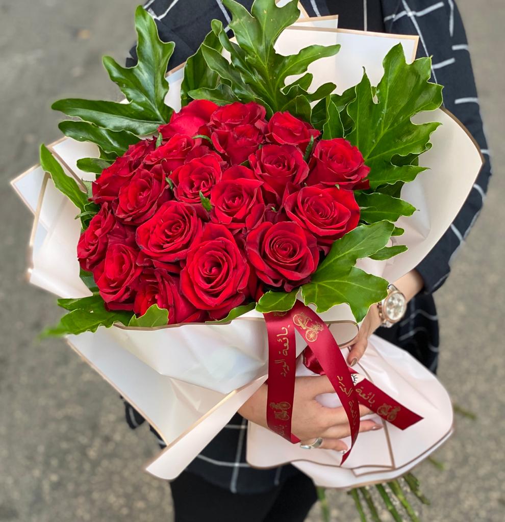 Red Bouquet - Bae3at Elward flower shop 