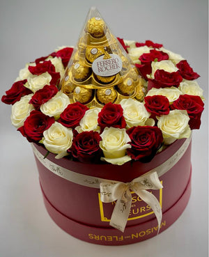 Cono Ferrero Rocher Box - Bae3at Elward flower shop 