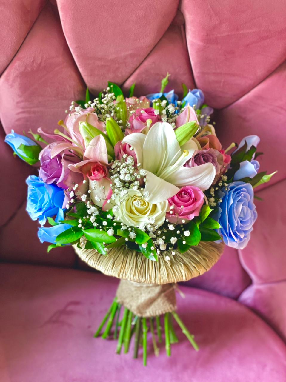 Beautiful Flowers Bouquet - Bae3at Elward flower shop 