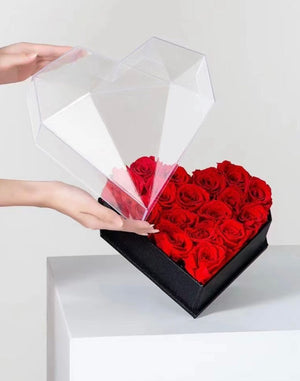 3D Heart Box - Bae3at Elward flower shop 